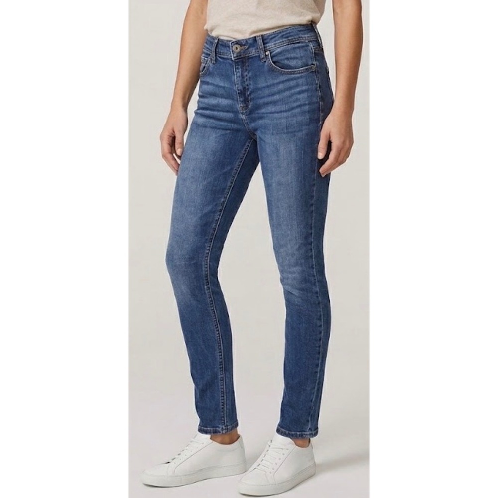 DL1961 Florence Skinny Jeans Medium Wash Denim Size 28 Straight Leg